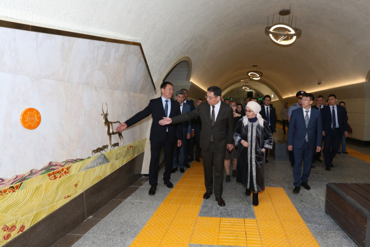 Новые станции метро Алматы приняли первых пассажиров - фото 18