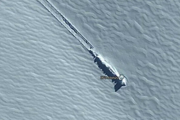 На картах Google розглянули НЛО в Арктиці