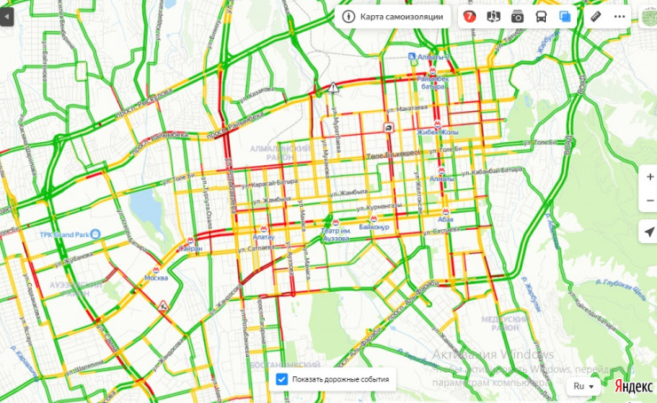 Карта алматы 2